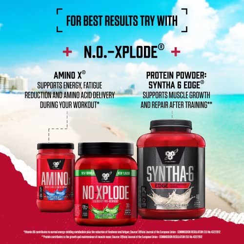 BSN Nutrition N.O.-Xplode Pre Workout Powder Food Supplement, Energy and Focus BSN uk supplements