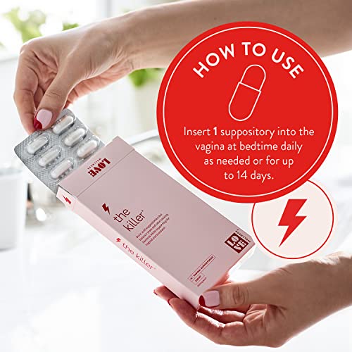 Love Wellness Boric Acid Suppositories for Women, The Killer | Vaginal Love Wellness uk supplements