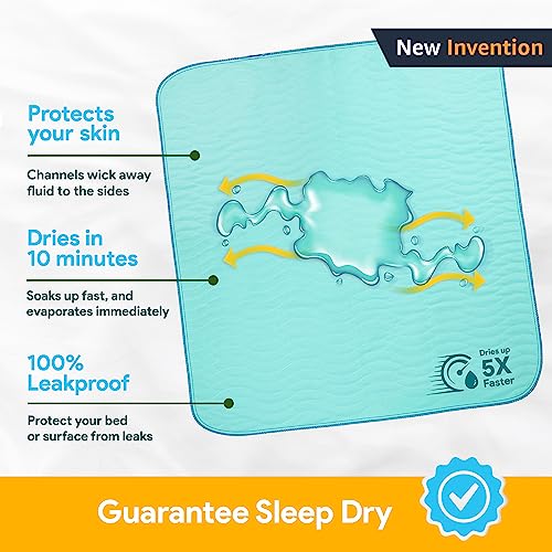 IMPROVIA® Washable Underpads, 34" x 36" (Pack of 4) - Heavy Absorben IMPROVIA uk supplements