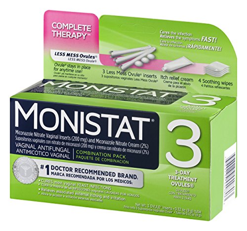 Monistat 3 Day Triple Action Combo Pack, Odorless, White Monistat uk supplements