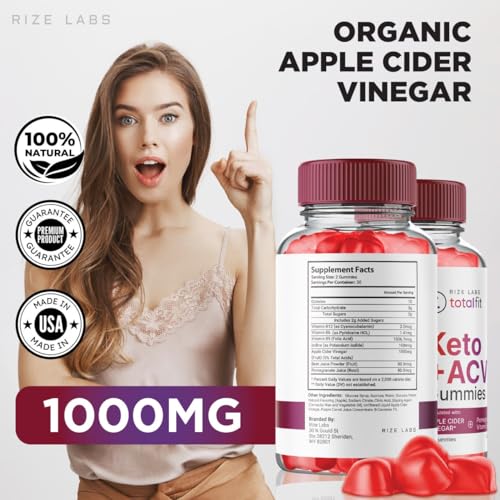 (2 Pack) Total Fit Keto ACV Gummies Advanced Weight Loss, Total Fit Keto ACV + BCB Gummies rize labs uk supplements