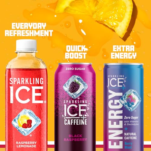 Sparkling Ice, Raspberry Lemonade Sparkling Water, Zero Sugar Flavored Water Sparkling Ice uk supplements