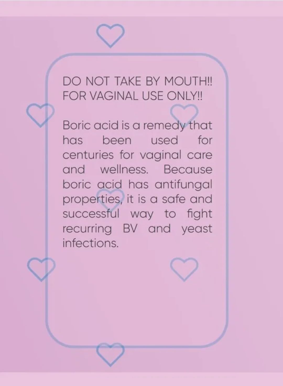 HerSheMe Boric Acid Vaginal Suppositories HerSheMe uk supplements