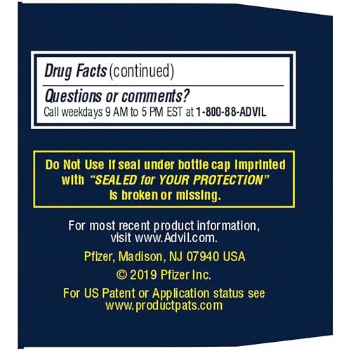 Advil PM Pain Reliever and Nighttime Sleep Aid, Pain Medicine with Ibuprofen for Pain Relief and Diphenhydramine Citrate for a Sleep Aid - 80 Coated Caplets Advil uk supplements