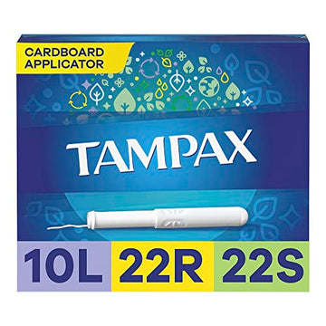 Tampax Tampons Multipack, Lite/Regular/Super Absorbency, Cardboard Applicator, Leakgaurd Skirt Tampax uk supplements