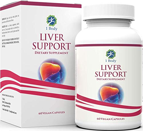 1 Body Liver Support Supplement - Liver Cleanse & Repair - Milk Thistle 1 Body uk supplements