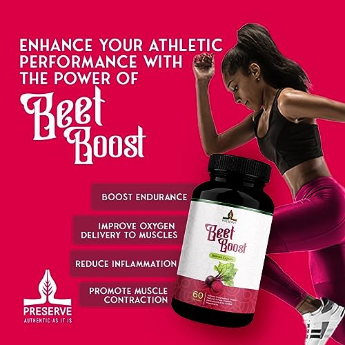 PRESERVE Organic Beetroot casules 16,000mg Per Serving, Natural Monthly Supplement PRESERVE uk supplements