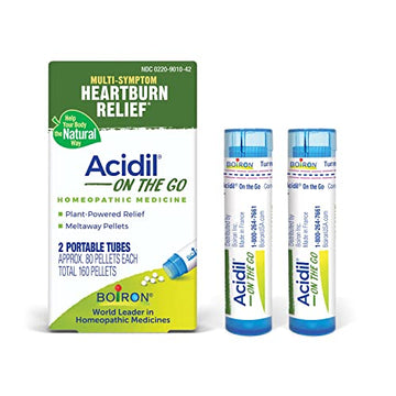 Boiron Acidil On The Go for Relief of Acid Reflux, Heartburn, Indigestion, Bloating, and Upset Stomach Boiron uk supplements