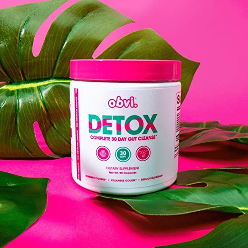 Obvi Detox, Flush Out and Eliminate Toxins, Support Weight Loss, Cleanse Colon, Packed Obvi uk supplements