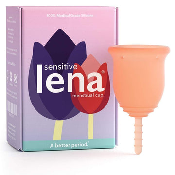 Lena Sensitive Menstrual Cup | Reusable Beginner Period Cup | Wear for 12 Hours Lena uk supplements