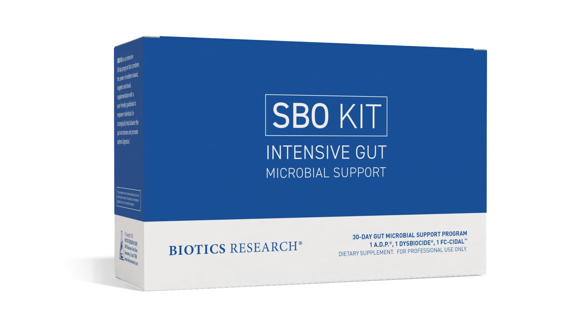 Biotics Research SBO Kit Intestinal Support, Convenient 30-Day Program, Small Intestinal Microbiome Balance, Evidence-Based Herbal Blend, Guidebook Included, Gut Health BIOTICS RESEARCH uk supplements
