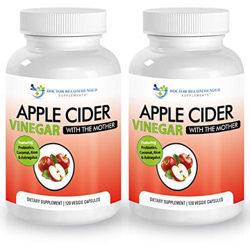Apple Cider Vinegar Capsules - 100% Organic Apple Cider Vinegar Pills 1500 mg DOCTOR RECOMMENDED SUPPLEMENTS uk supplements