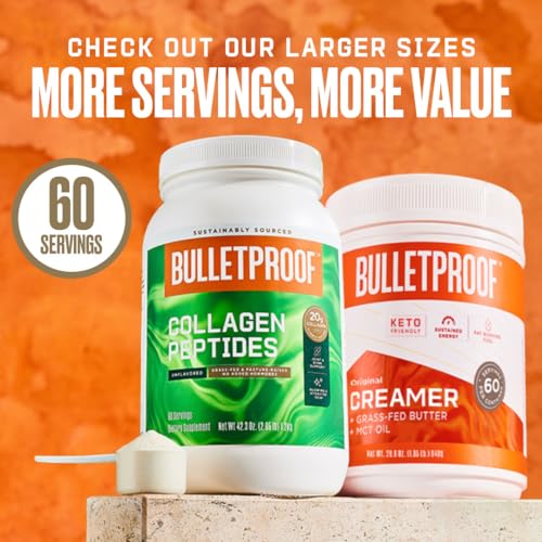 Bulletproof Vanilla Bean Energy Collagen Protein Powder, 18.3 Ounces, Caffeine-Free Fuel Bulletproof uk supplements