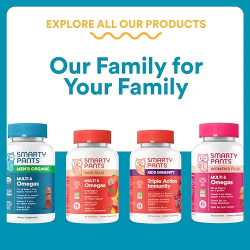 SmartyPants Teen Guy Multivitamin Gummies - Improved Formula: Omega 3 (DHA/EPA), Vitamin D3, C, Vitamin B12, B6, A, K & Zinc SmartyPants uk supplements