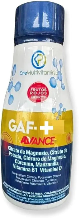 Gaf + Formula avanzada - Multivitamin, 10.14 Fl Oz, 300ML, Red Fruit Flavor Generic uk supplements