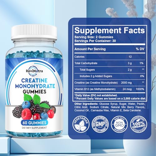 Creatine Monohydrate Gummies for Men & Women, Chewables Creatine Monohydrate My Store uk supplements
