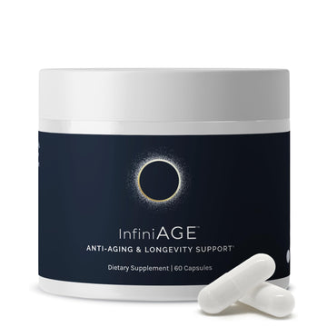 InfiniWell InfiniAge Longevity Supplements - Advanced Cellular Health Supplements with Lutein, N-Acetyl Cysteine (NAC) & Low Dose Zinc - Support Nutrient Sensing & Mitochondrial Health (30 Capsules) InfiniWell uk supplements