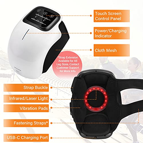 FORTHiQ Cordless Knee Massager, FDA Registered, Infrared Heat and Vibration Knee Pain Relief FORTHiQ uk supplements