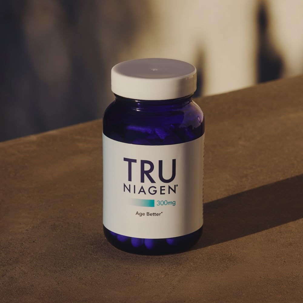 TRU NIAGEN Patented NAD Supplement for Brain Function, Anti Aging & Cell Regeneration, 300mg Niagen, 90 Servings | Supports Cellular Energy, Muscle | Nicotinamide Riboside (NR) Take 1 Daily | 1 Bottle TRU NIAGEN uk supplements