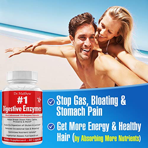 Best Digestive Enzymes for Women & Men with Lactase Lipase Amylase Dr. Matthew uk supplements