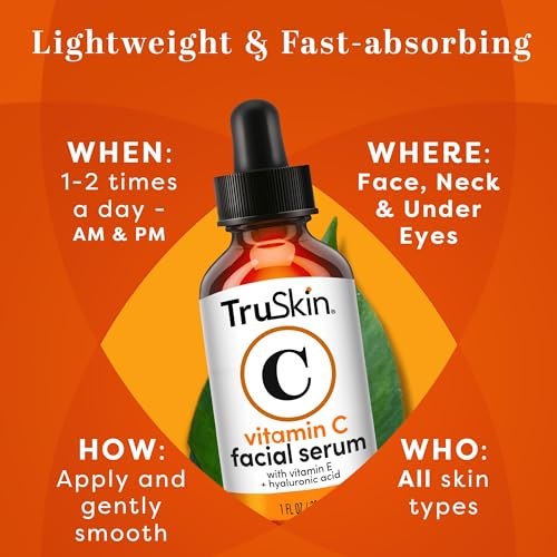 TruSkin Naturals Vitamin C Face Serum Anti Aging Face & Eye Serum TruSkin Naturals uk supplements