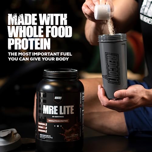 REDCON1 MRE Lite Whole Food Protein Powder, Blueberry Cobbler - Low Carb & Whey REDCON1 uk supplements