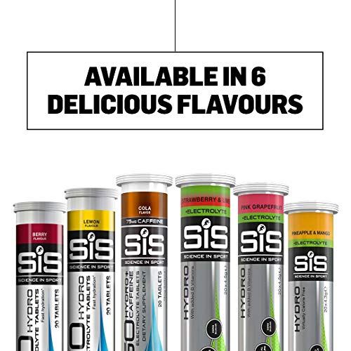Science In Sport Hydro Hydration Tablets, Gluten-Free, Zero Sugar, Pink Grapefruit Science in Sport uk supplements