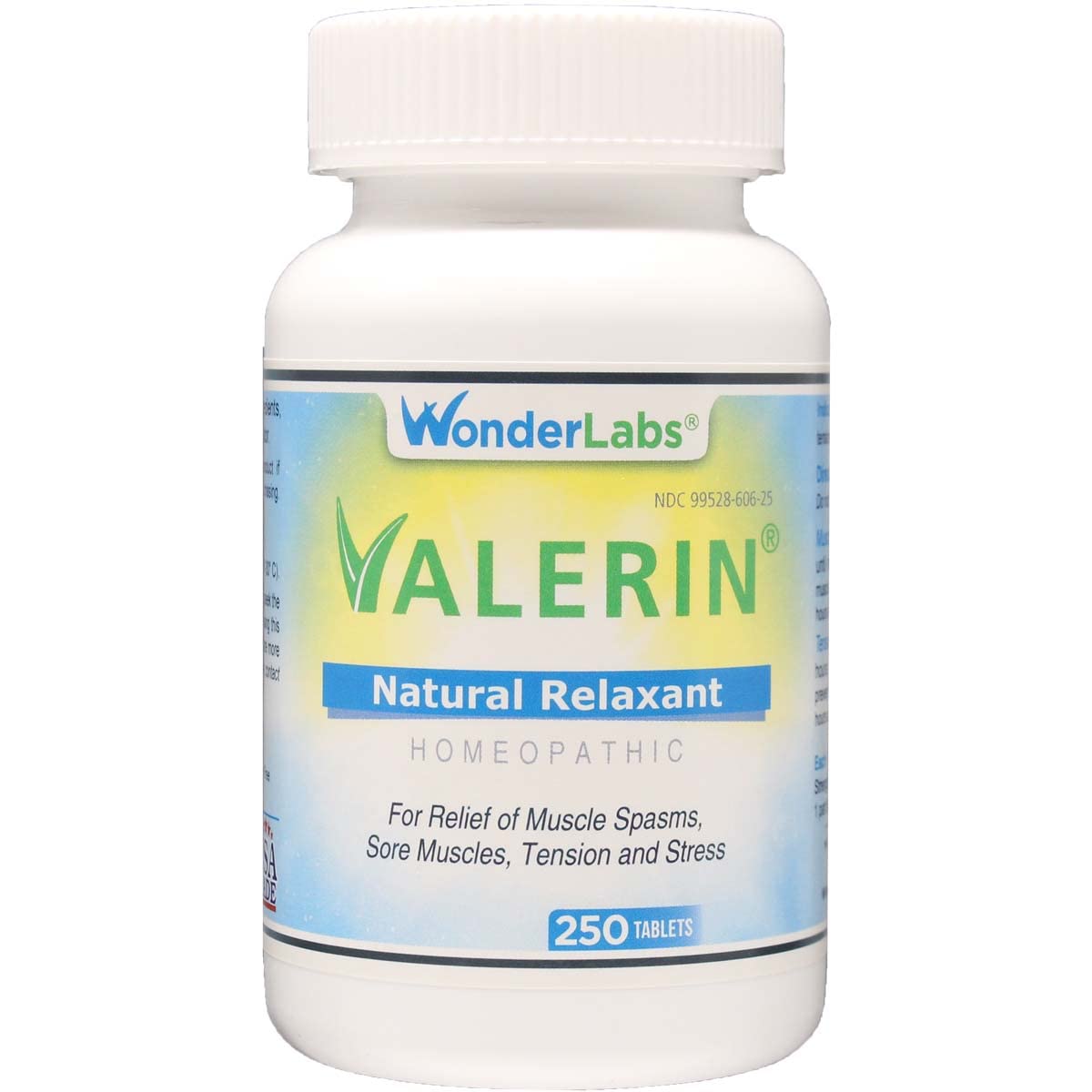 Wonder Laboratories Valerian Natural Relaxant for Tension Relief, Stress Relief, Leg Cramp Relief and Other Muscle Cramps Magnesium, Passion Flower, & Valerian Root Muscle Relaxant - (250ct) Wonder Laboratories uk supplements