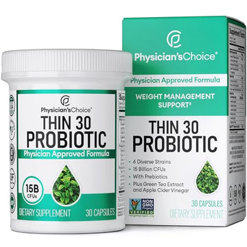 Physician's CHOICE Probiotics for Weight Management & Bloating- 6 Probiotic Strains Physician's CHOICE uk supplements