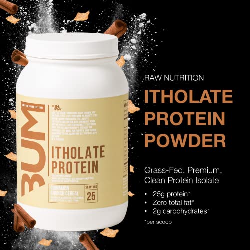 RAW Whey Isolate Protein Powder, Cinnamon Crunch (CBUM Itholate Protein) - 100% Grass RAW uk supplements