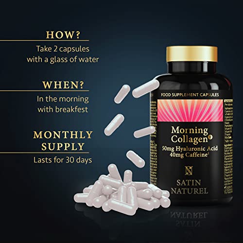 Marine Collagen - 60 Capsules of Type 1 Hydrolysed Marine Collagen SatinNaturel uk supplements