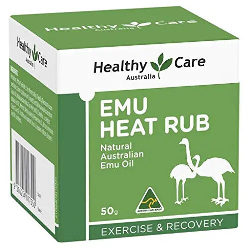 [Healthy Care] Emu Heart Rub, Natural Ingredients for Shoulder and Lower Back Pain, 1.8 oz (50 g) Healthy Care Emu Hear Rub uk supplements