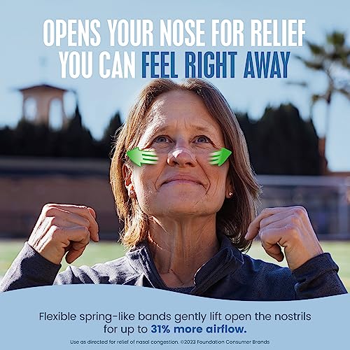 Breathe Right Nasal Strips | Extra Strength | Clear | For Sensitive Skin Breathe Right uk supplements