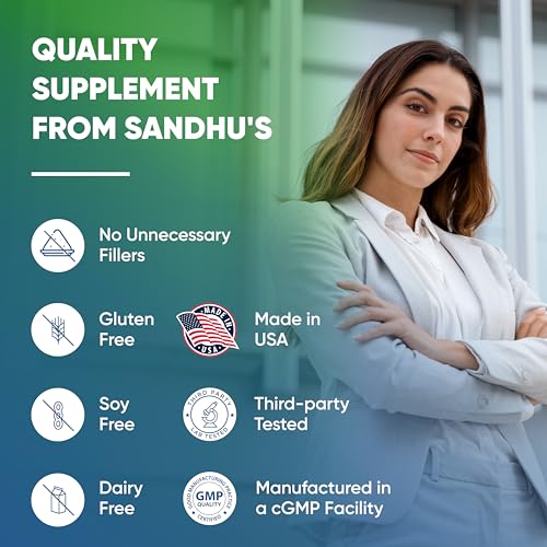 Sandhu's BioZnq 900mg Vegetarian Capsules Zinc Supplement with Quercetin Sandhu's uk supplements