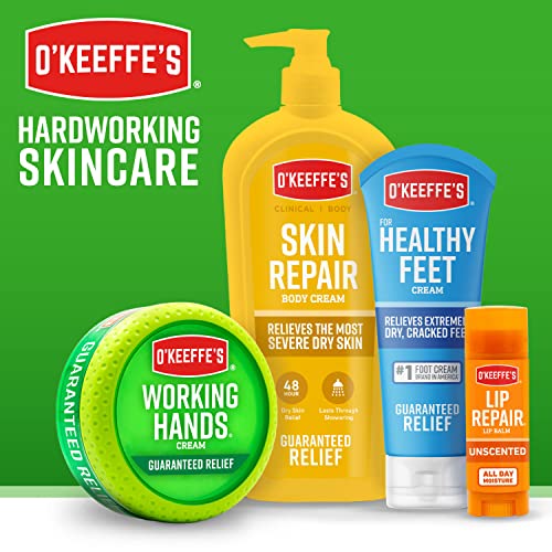 O'Keeffe's for Healthy Feet Foot Cream, Guaranteed Relief for Extremely Dry, Cracked Feet O'Keeffe's uk supplements