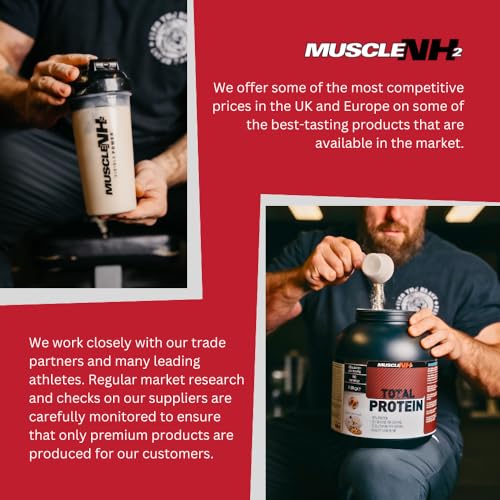 Muscle Nh2 Total Protein, Whey Protein Powder with Creatine Monohydrate and Glutamine Muscle Growth MuscleNh2 uk supplements
