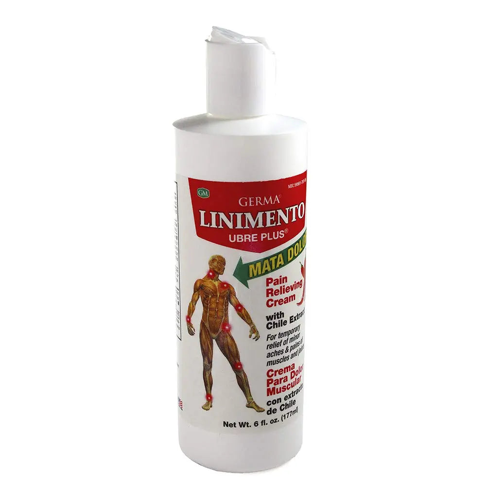Germa Liniment Udder Plus. Natural Topical Analgesic Ointment. Relief for Pain and Aches in Joints and Back. With Chile Extract. 6 oz Germa uk supplements