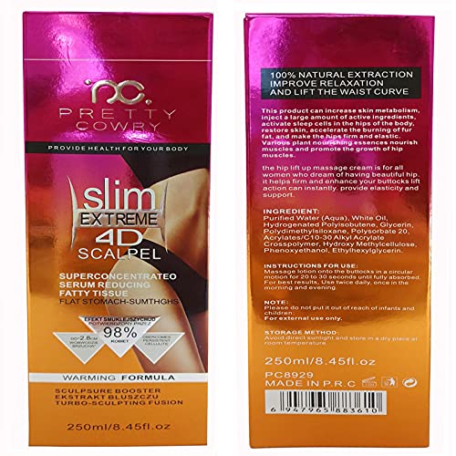 MYSHELL Hot Cream, Fat Burner Sweat Cream,Slimming Cream 250ml,Cellulite Treatment MYSHELL uk supplements