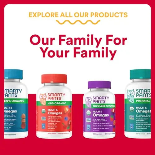 SmartyPants Multivitamin for Men & Women - Improved Formula: Multivitamin Gummies with Omega 3 (DHA/EPA) SmartyPants uk supplements