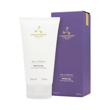 Aromatherapy Associates De-Stress Muscle Gel, Cooling & Warming Massage Gel with Ginger, Black Pepper & Rosemary Essential Oils for Daily Tension & Post-Activity Comfort, 5.07 oz Aromatherapy Associates uk supplements