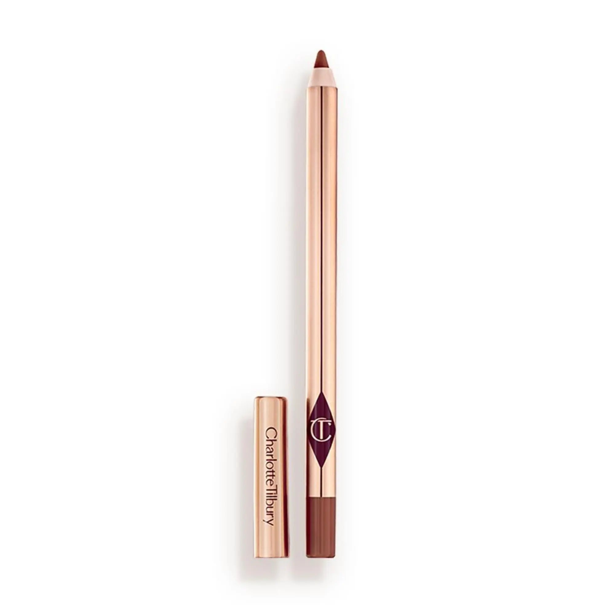 Charlotte Tilbury Lip Cheat Lip Liner Pencil - Gives Lips a Fuller-Looking, Defined Pout - Enriched with Jojoba Oil & Hyaluronic Acid - Waterproof, Smudge-Proof & Transfer-Proof - Foxy Brown Charlotte Tilbury uk supplements
