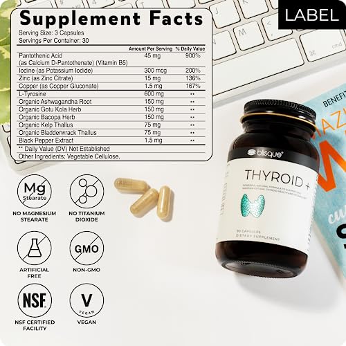 Blisque – Thyroid Support Supplement Complex for Healthy Metabolism and Increased Energy Blisque uk supplements