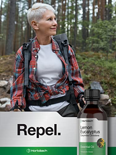 Lemon Eucalyptus Essential Oil | 2 oz | for Massage, Bath, Diffuser, DIY Projects & More Horbäach uk supplements