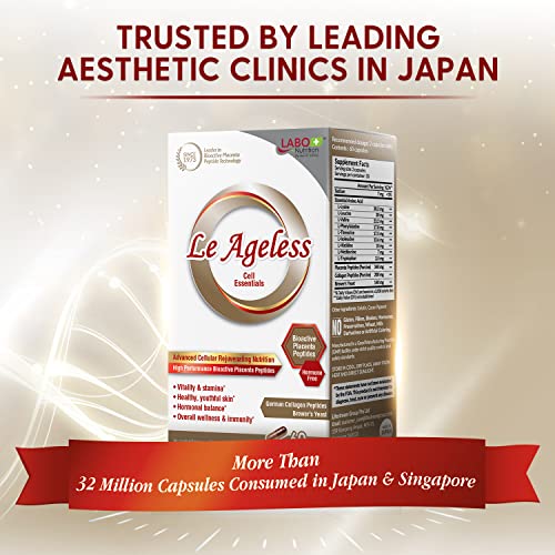 LABO Nutrition Le Ageless – Placenta Cell Rejuvenating Therapy from Japan – Enhanced with Collagen LABO Nutrition uk supplements