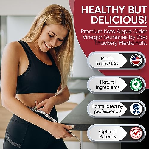 Doc Thackery Apple Cider Vinegar Gummies 1000mg Plus Per Serving, from The Mother Doc Thackery uk supplements