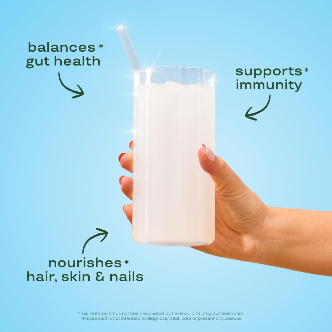 Bloom Nutrition Bovine Colostrum Powder Packet, Gut Health, Immune Support, Hair Growth & Beauty Supplement, Gluten Free, Sugar Free | Unflavored, 15 Servings Bloom Nutrition uk supplements