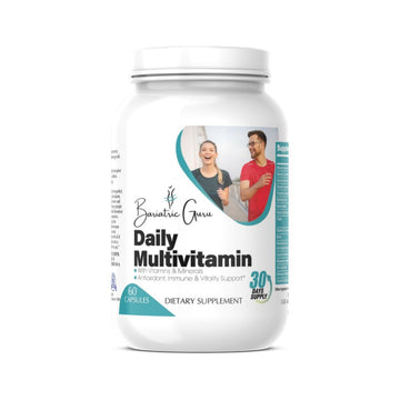Bariatric Guru Daily Multivitamin – Complete Vitamins & Minerals with Vitamin A, C, D, E, B12, Biotin, Folate, Calcium, Magnesium, Zinc, Selenium, Chromium Bariatric Guru uk supplements
