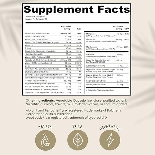 HPD Rx ONE Immunity Boost Multivitamin HPV Supplements for Women and Men HPD Rx uk supplements