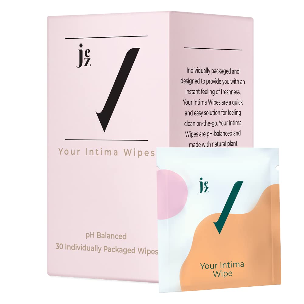 Jez Your Intima Wipes 30-Pack - Women's Feminine Care, Hygiene Products On the Go JEZ uk supplements