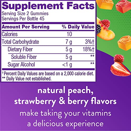 Vitafusion Fiber Well Sugar Free Fiber Supplement & Chewable Calcium Gummy Vitamins Vitafusion uk supplements
